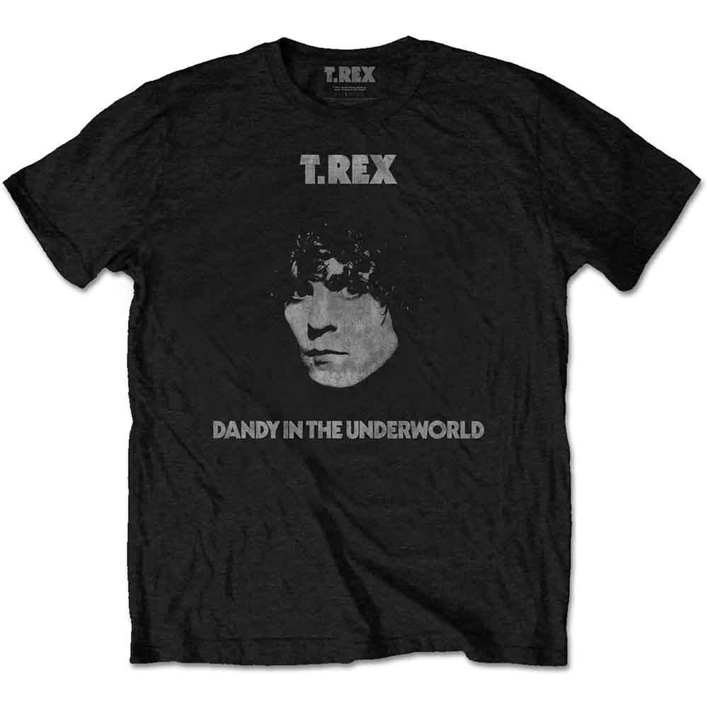 T-Rex Unisex T-Shirt: Dandy (Black)