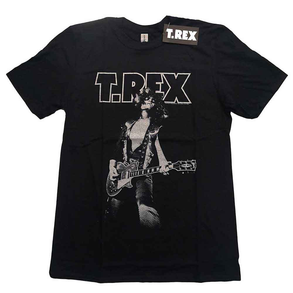 T-Rex Unisex T-Shirt: Glam (Black)