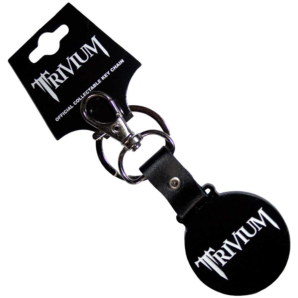 Trivium Keychain: Classic Logo Mono Circle