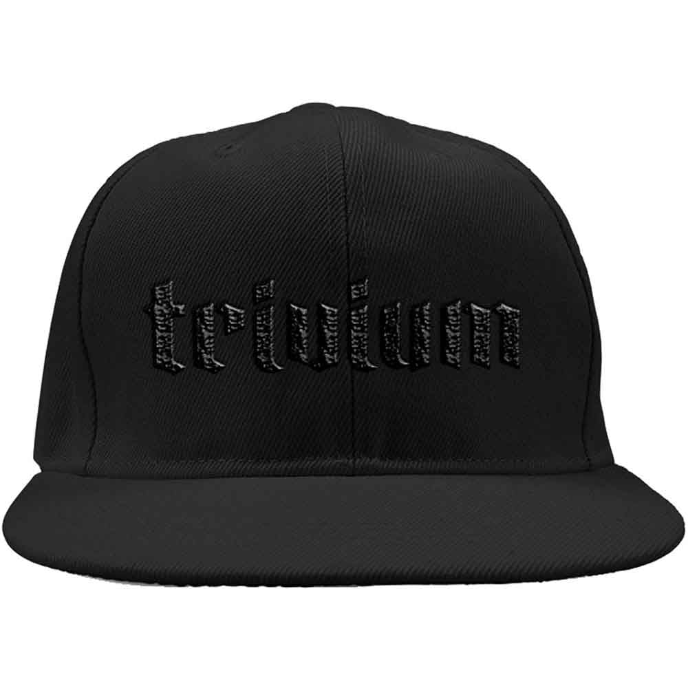 Trivium Unisex Snapback Cap: Logo (Black)