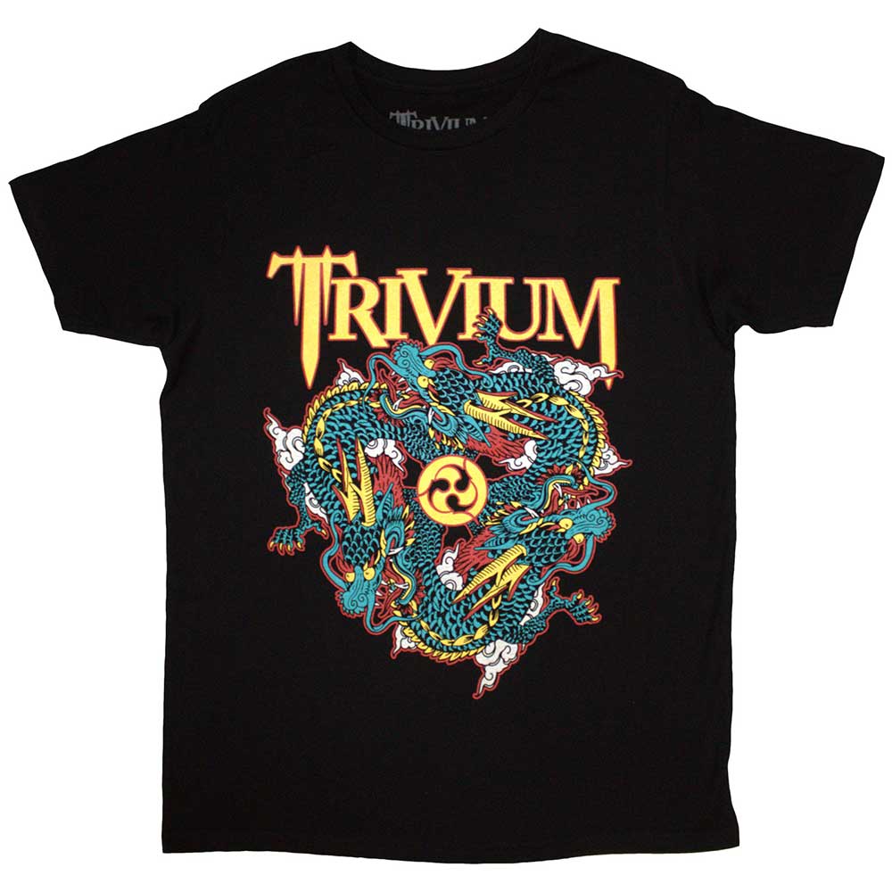 Trivium Unisex T-Shirt: Dragon Circle Pit (Black)