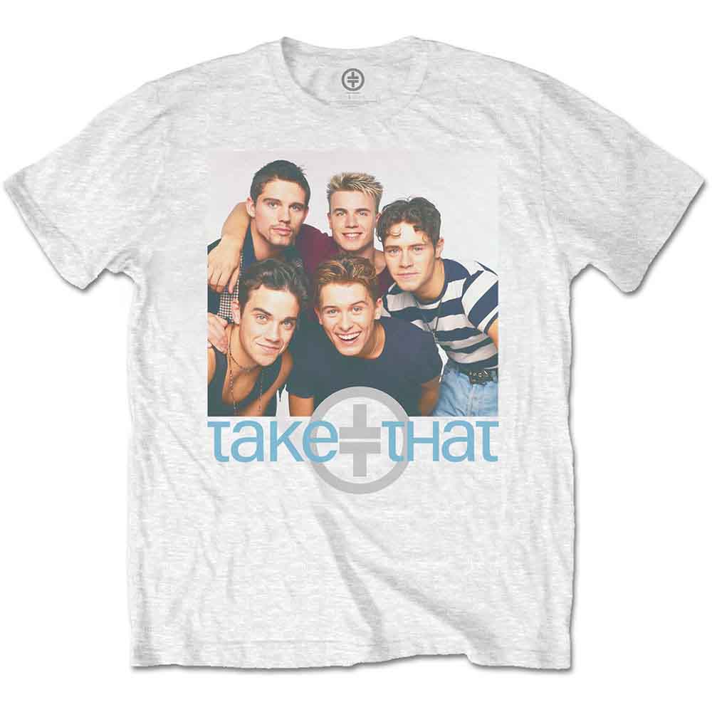 Take That Unisex T-Shirt: Group Hug (White)