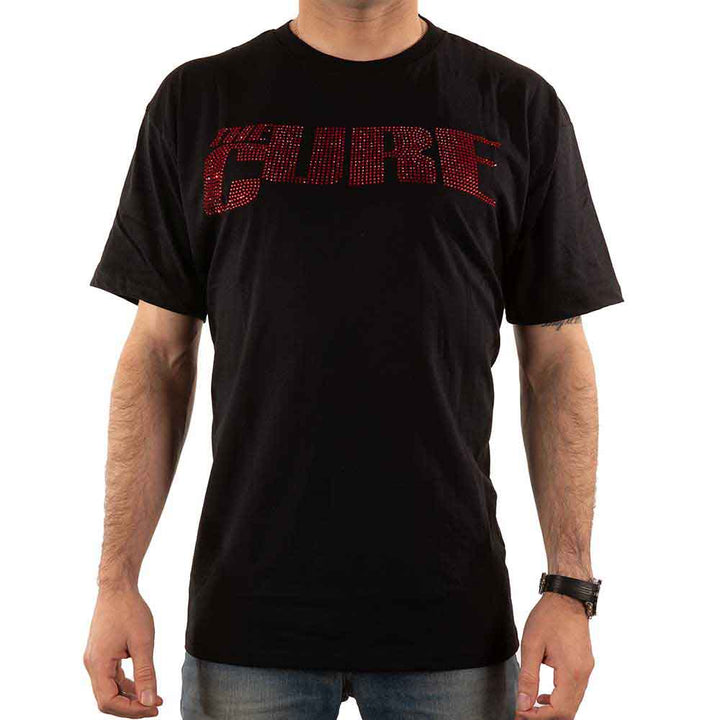 The Cure Unisex T-Shirt: Logo (Embellished)