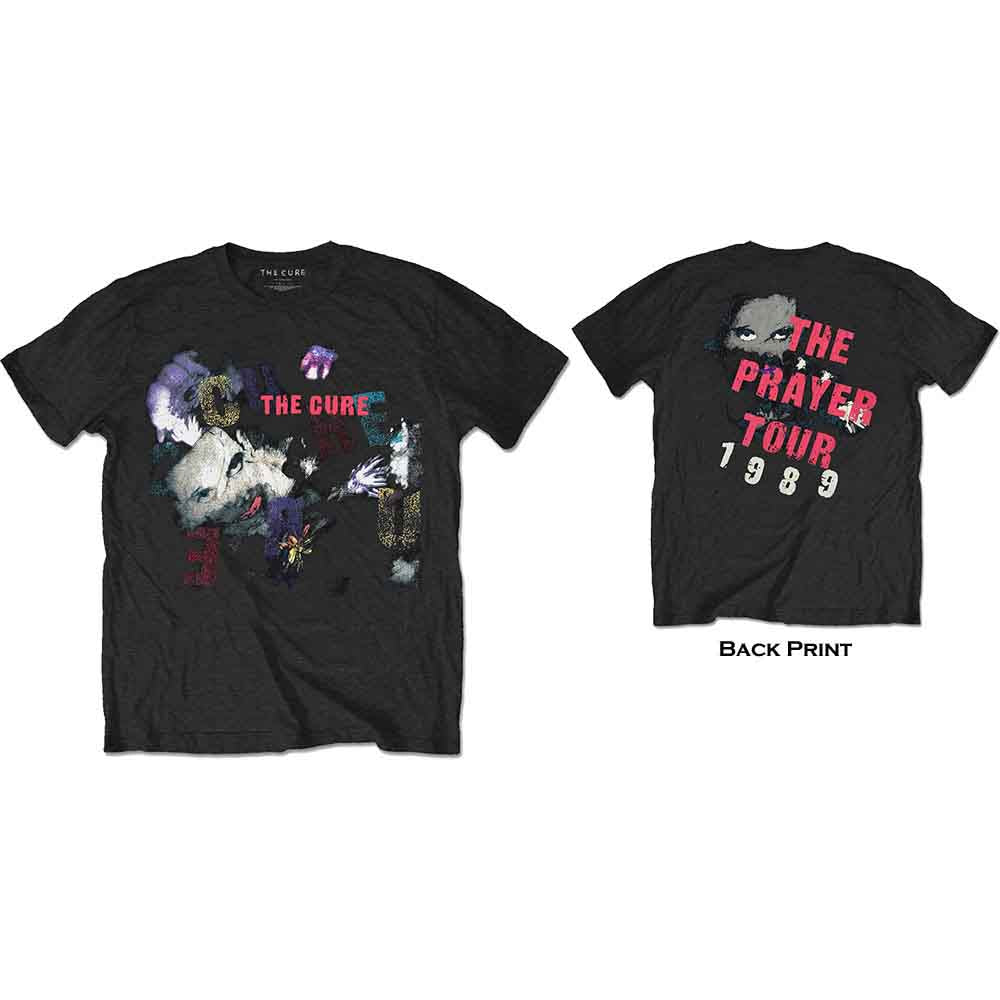 The Cure Unisex T-Shirt: The Prayer Tour 1989 (Back Print)