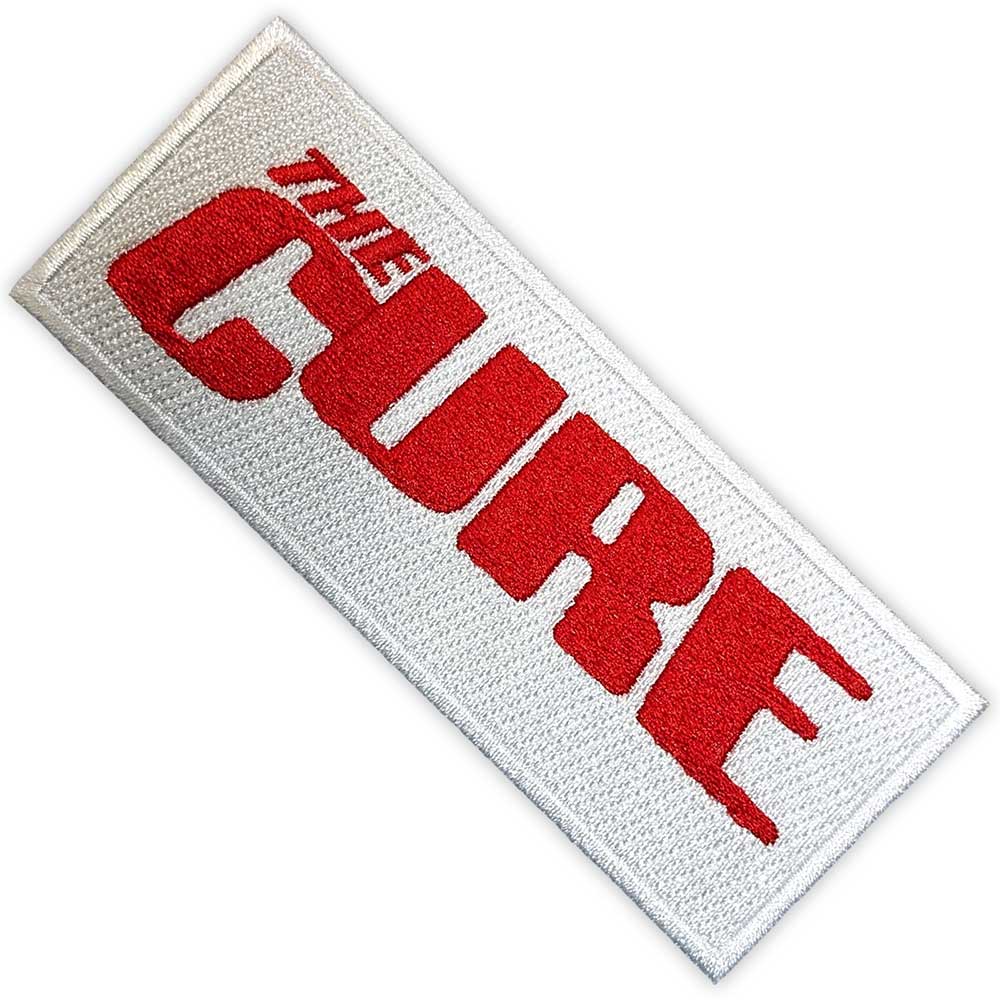 The Cure Woven Patch: Red Logo (Standard)