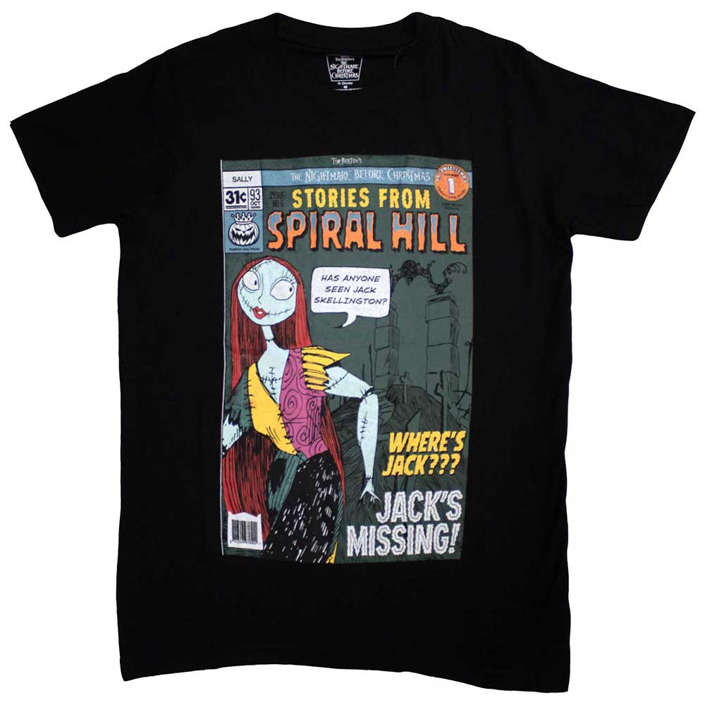 The Nightmare Before Christmas Unisex T-Shirt: Spiral Hill Sally