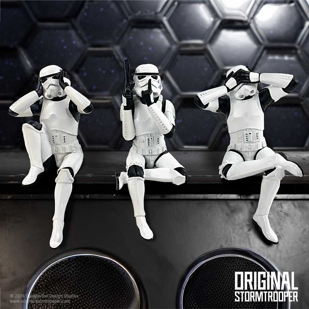 Three Wise Sitting Stormtroopers | Original Stormtrooper