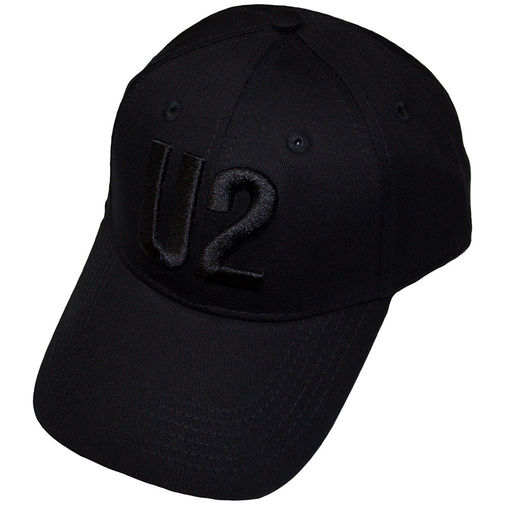 U2 Unisex Baseball Cap: Logo (Black)