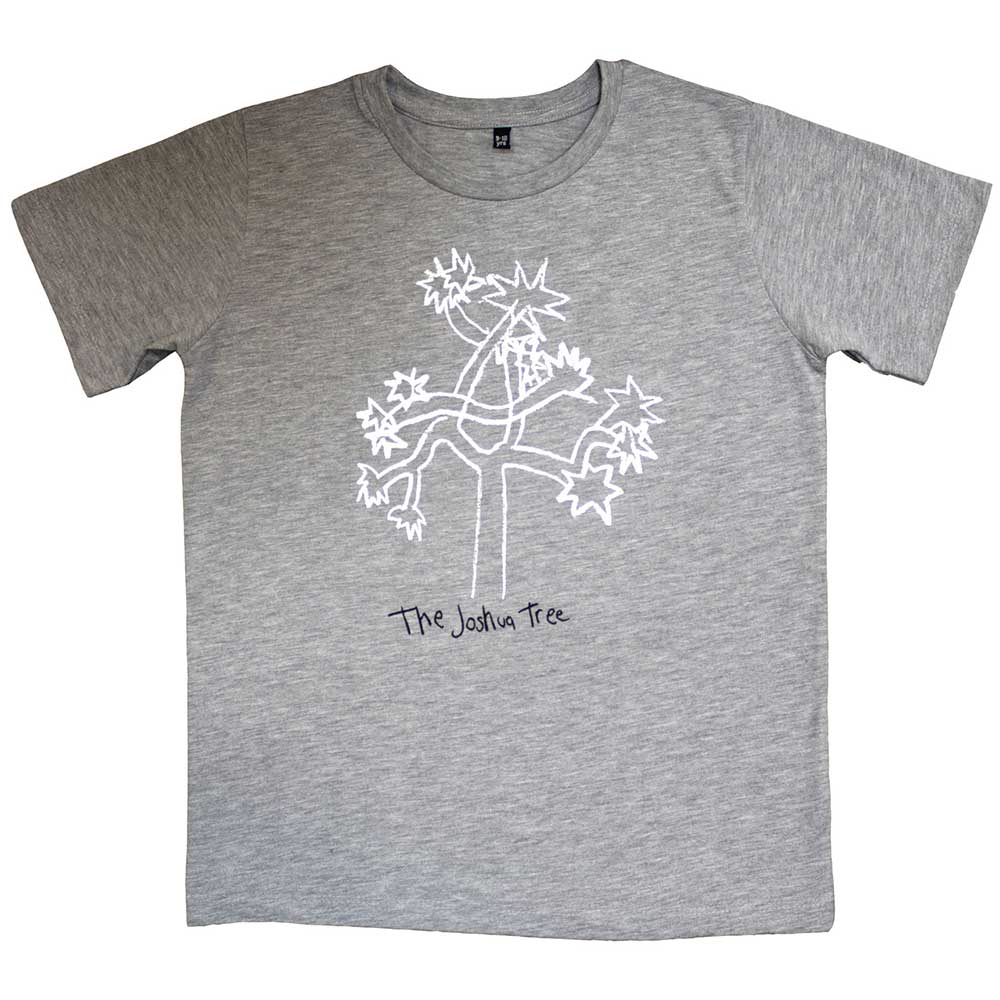 U2 Kids T-Shirt: Joshua Tree 2017 (Grey) (Ex-Tour) (9-10 Years)