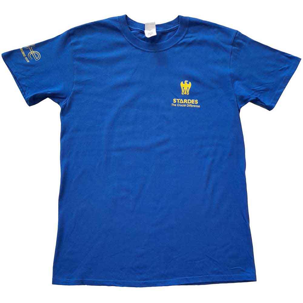 U2 Unisex T-Shirt: Stardes (Blue) (Ex-Tour & Sleeve Print)