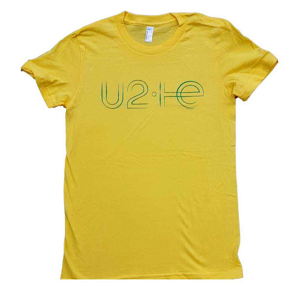 U2 Ladies T-Shirt: I+E Logo 2015 (Yellow) (Ex-Tour)