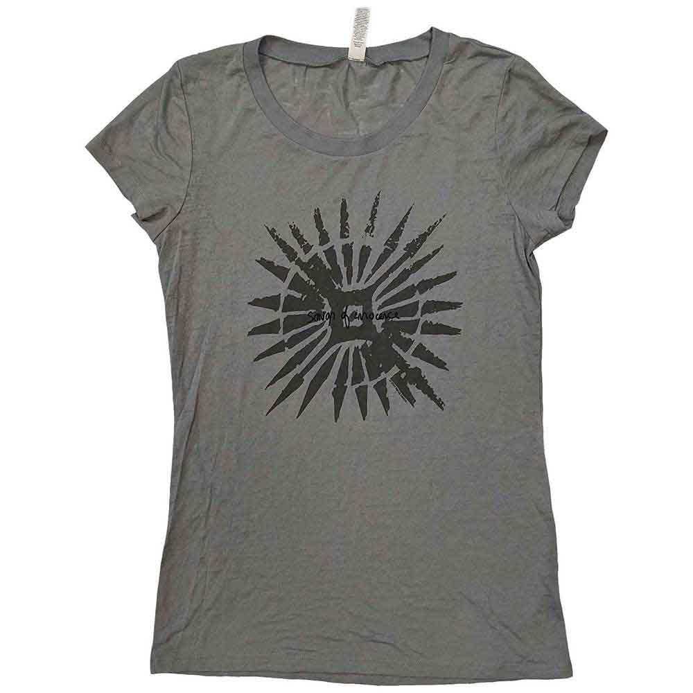 U2 Ladies T-Shirt: Songs of Innocence Disc Art (Grey) (Ex-Tour)