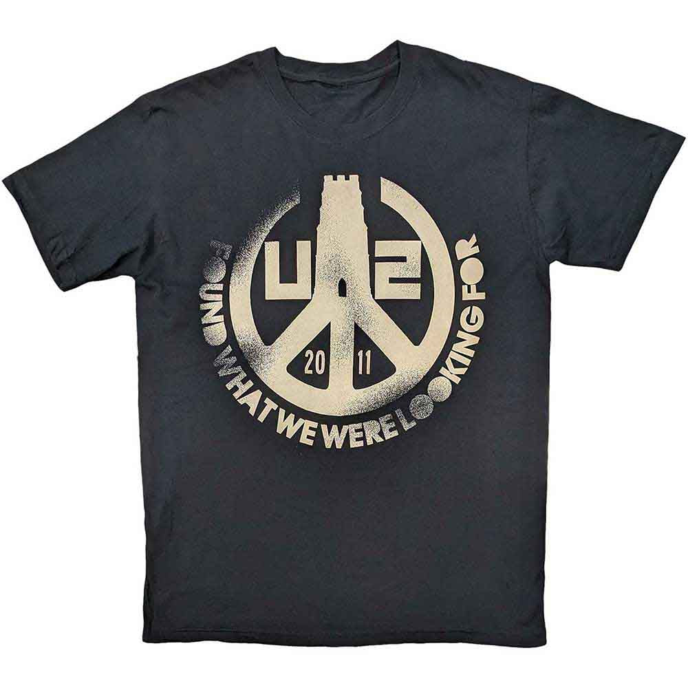 U2 Unisex T-Shirt: Found What We Were Looking For 2011 (Black) (Ex-Tour) (Medium)