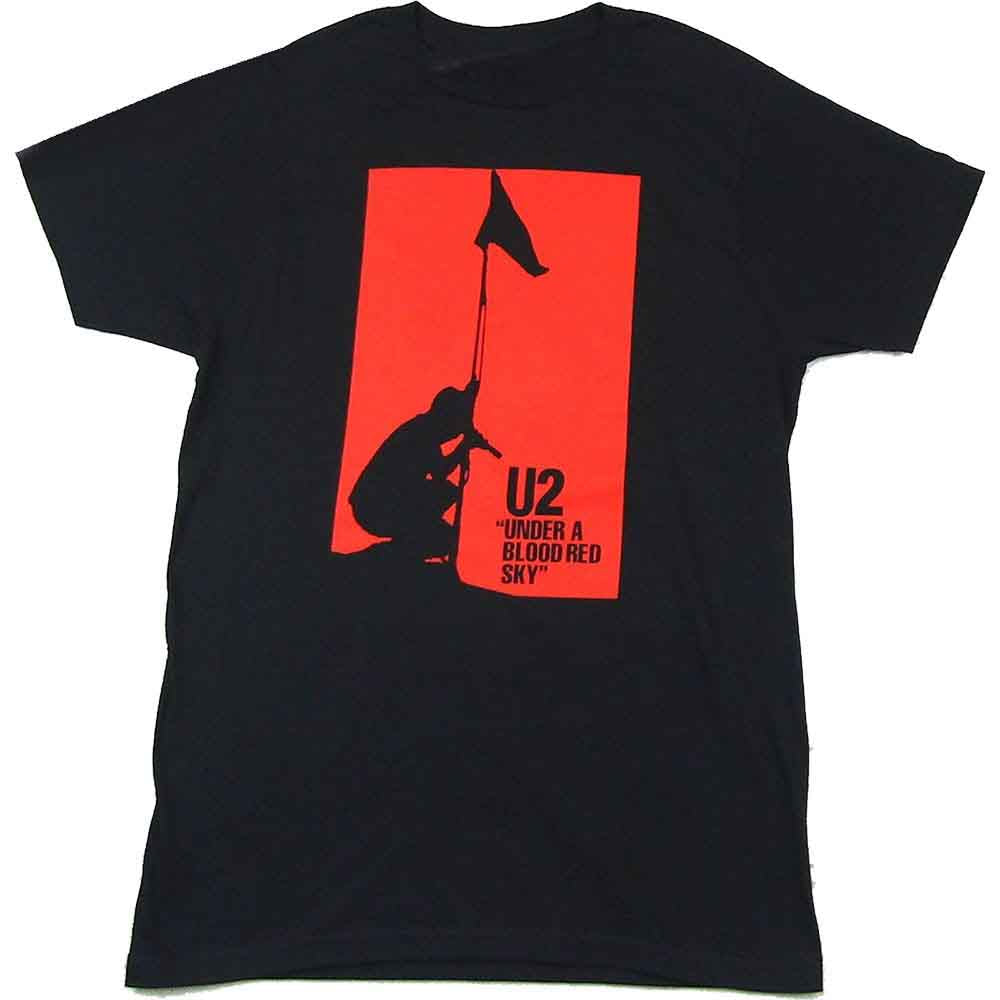 U2 Unisex T-Shirt: Blood Red Sky (Black)