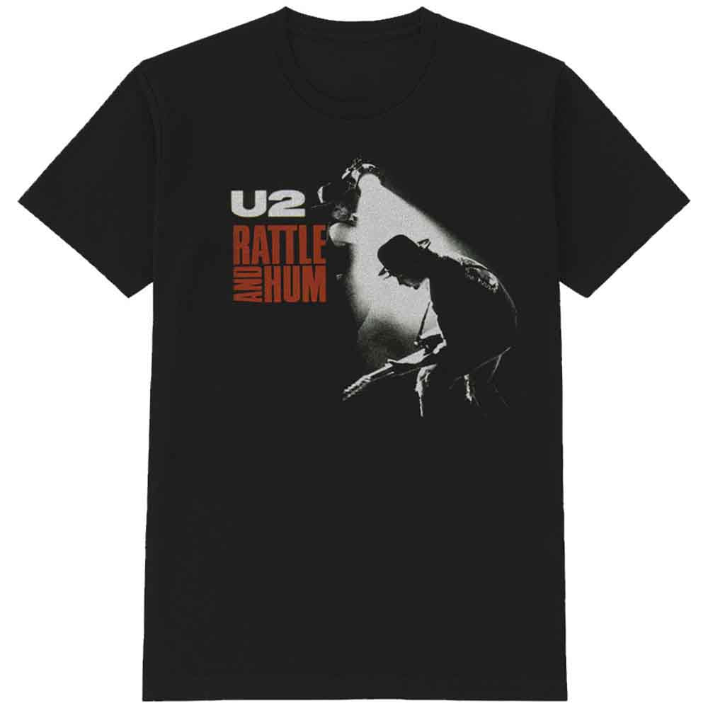 U2 Unisex T-Shirt: Rattle & Hum (Black)