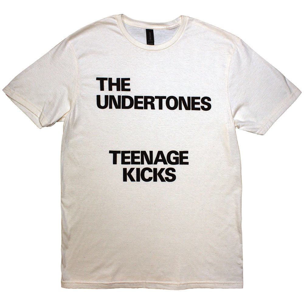 The Undertones Unisex T-Shirt: Teenage Kicks Text (Natural)