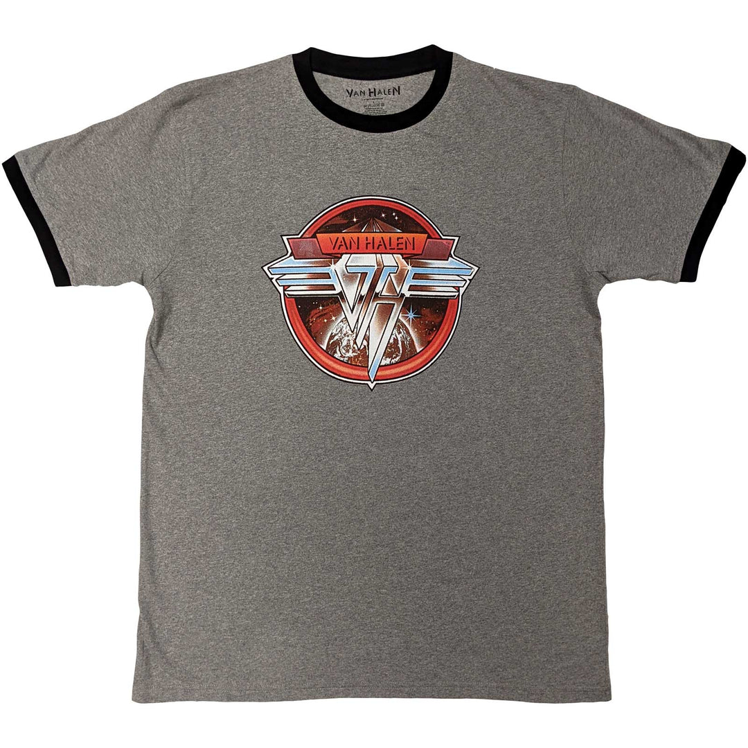 Circle Logo Unisex Ringer T-Shirt | Van Halen