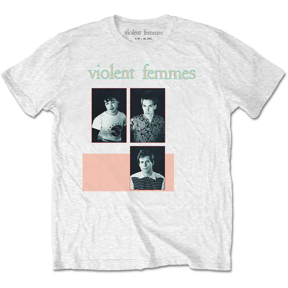 Violent Femmes Unisex T-Shirt: Vintage Band Photo (White)