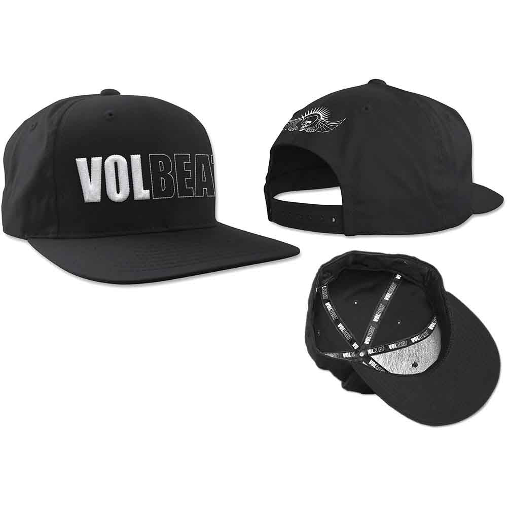 Volbeat Unisex Snapback Cap: Logo (Black)