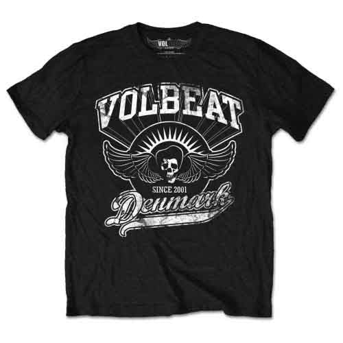 Volbeat Unisex T-Shirt: Rise from Denmark (Black)