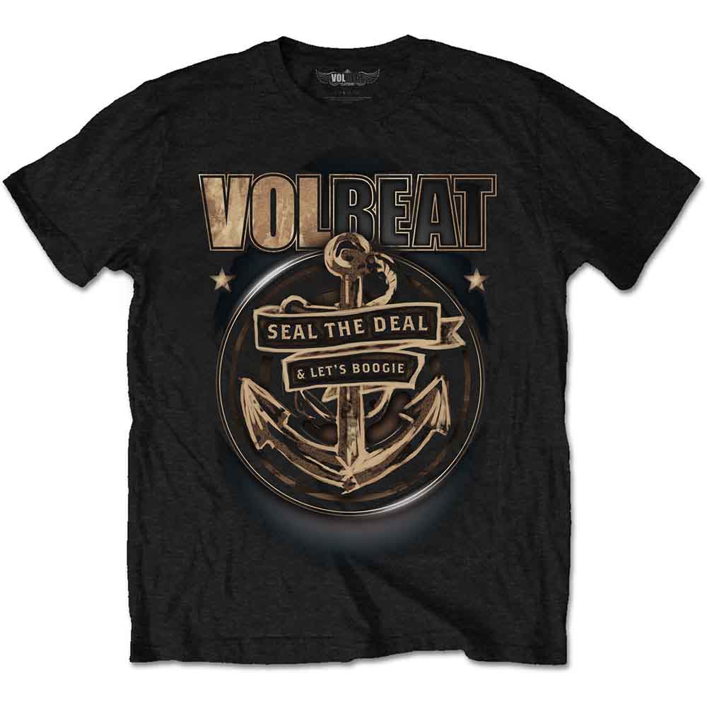 Volbeat Unisex T-Shirt: Anchor (Black)