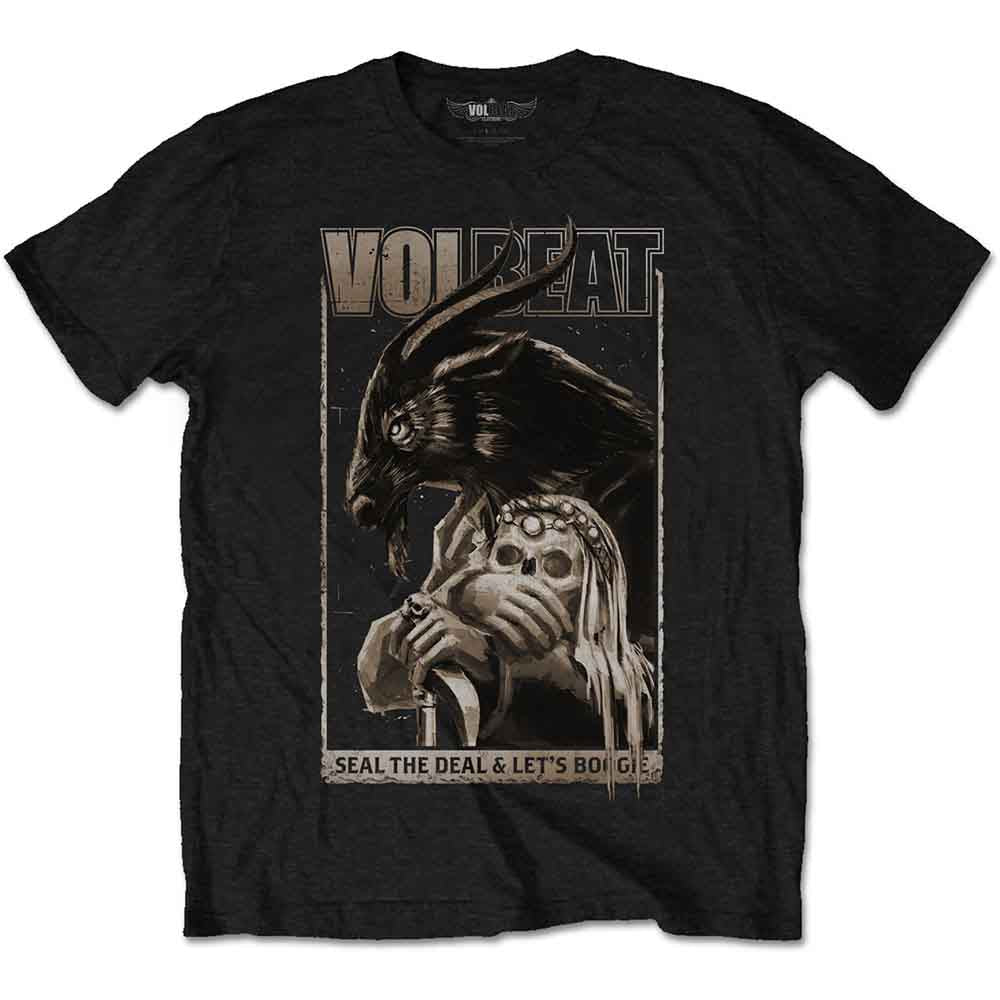 Volbeat Unisex T-Shirt: Boogie Goat (Black)