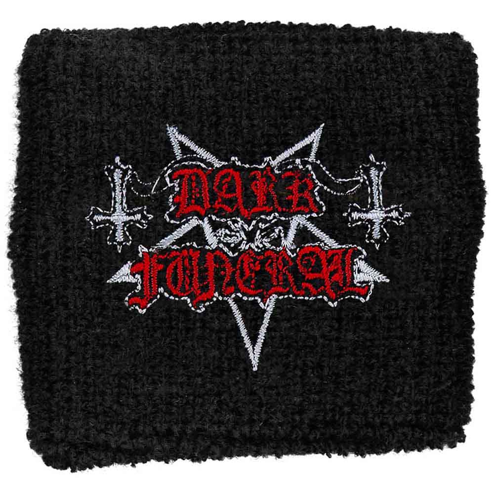 Dark Funeral Embroidered Wristband: Logo