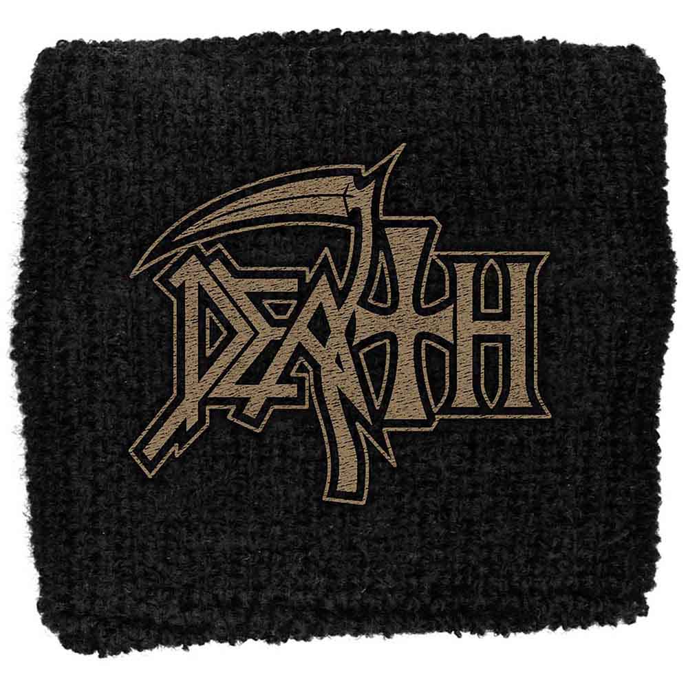 Death Embroidered Wristband: Logo