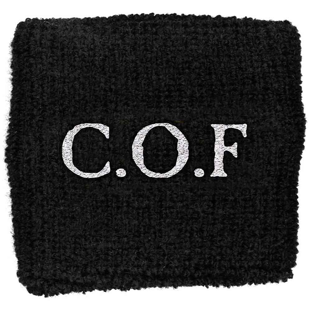 Cradle Of Filth Embroidered Wristband: C.O.F.