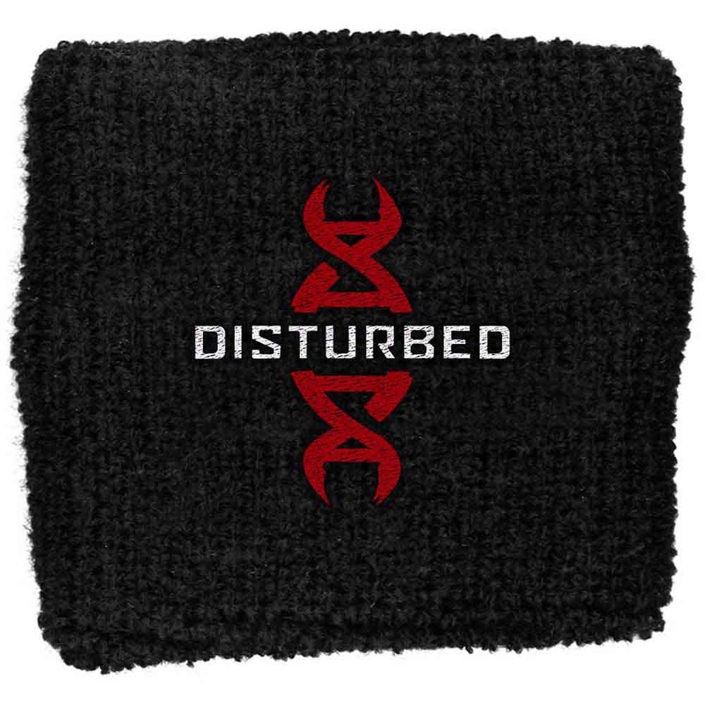 Disturbed Embroidered Wristband: Reddna