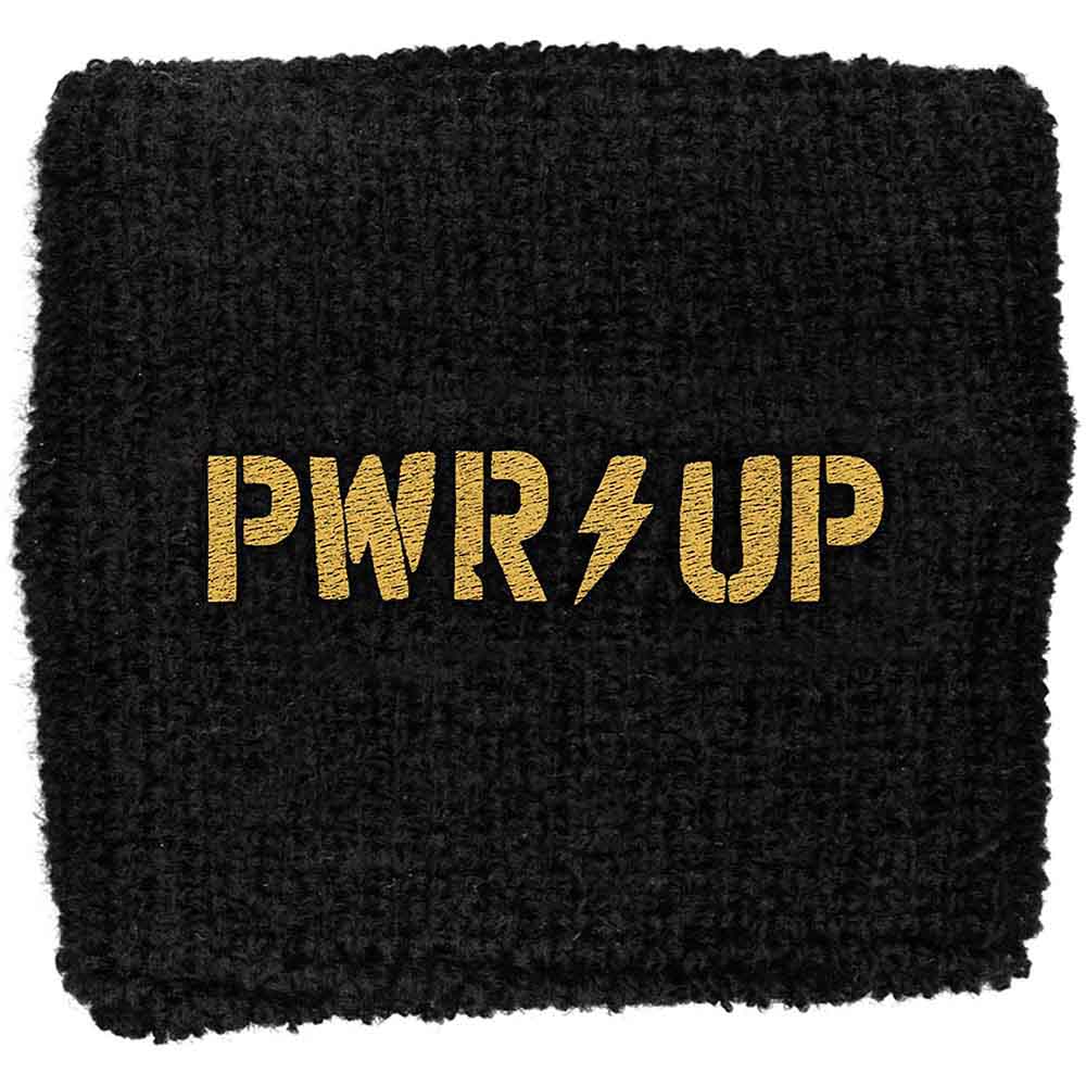 AC/DC Embroidered Wristband: PWR-UP