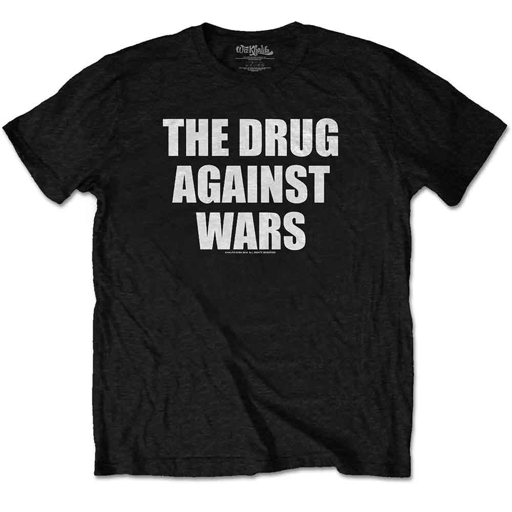 Wiz Khalifa Unisex T-Shirt: Drug Against Wars (Black)