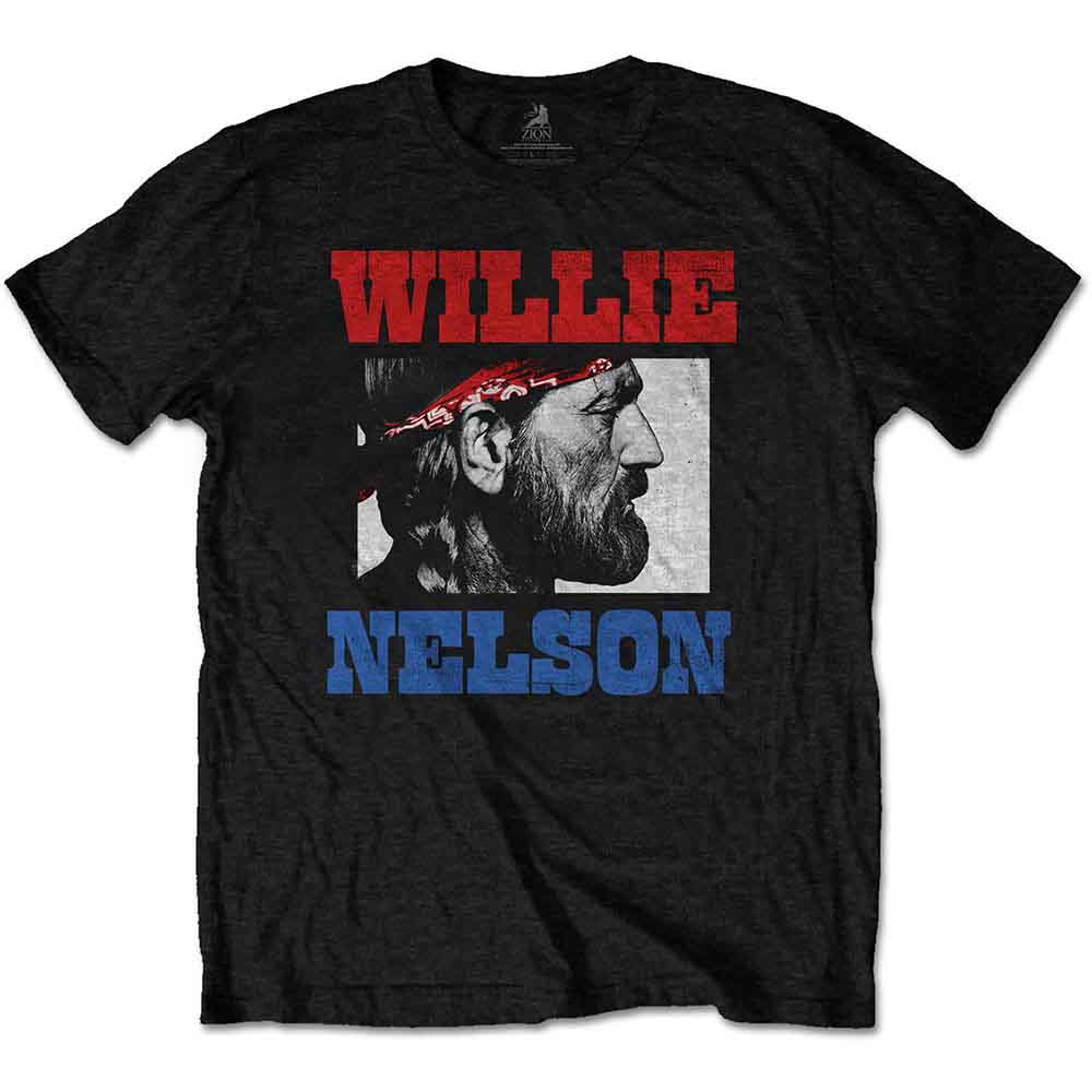 Willie Nelson Unisex T-Shirt: Stare (Black)