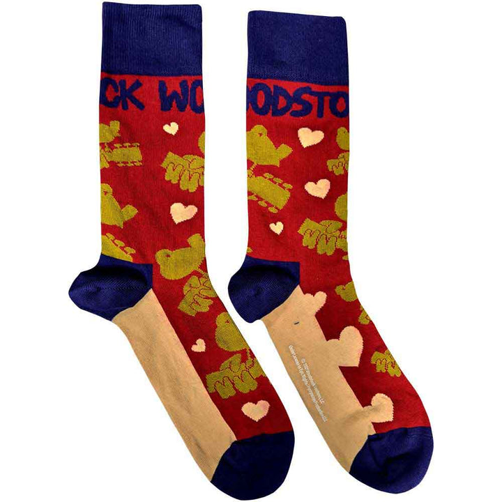 Birds & Hearts Unisex Ankle Socks (UK Size 7 - 11) | Woodstock