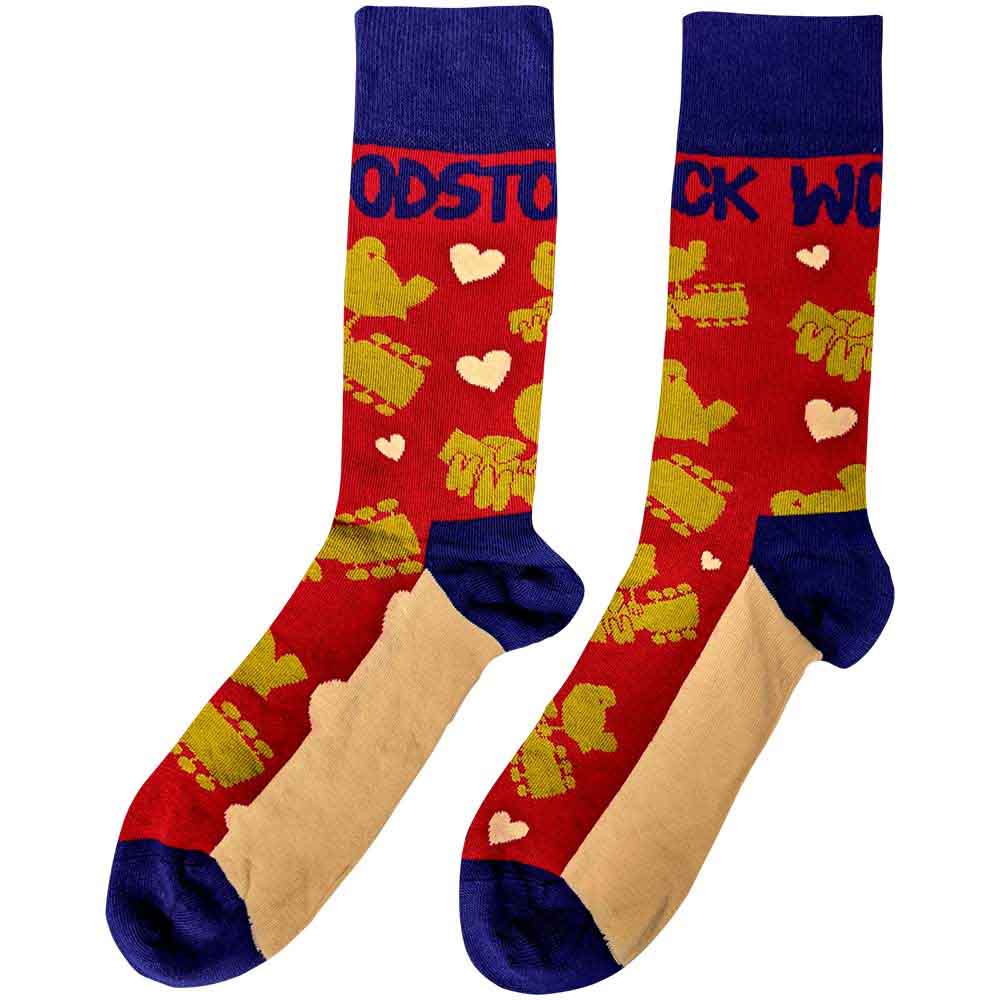 Birds & Hearts Unisex Ankle Socks (UK Size 7 - 11) | Woodstock