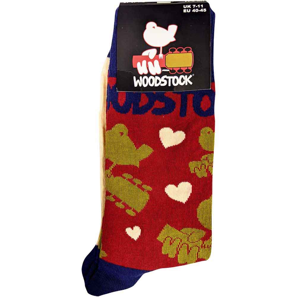 Birds & Hearts Unisex Ankle Socks (UK Size 7 - 11) | Woodstock