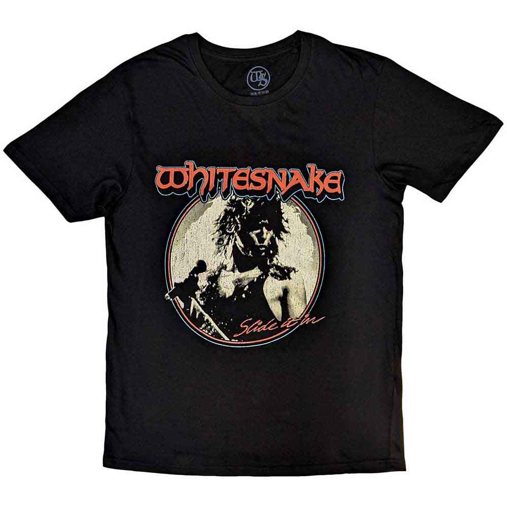 Whitesnake Unisex T-Shirt: Slide It In (Black)