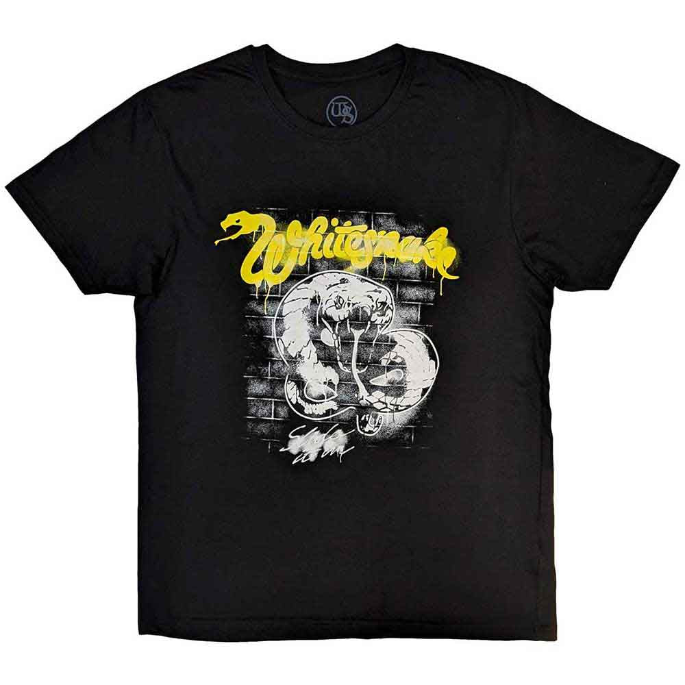 Whitesnake Unisex T-Shirt: Graffiti (Black)