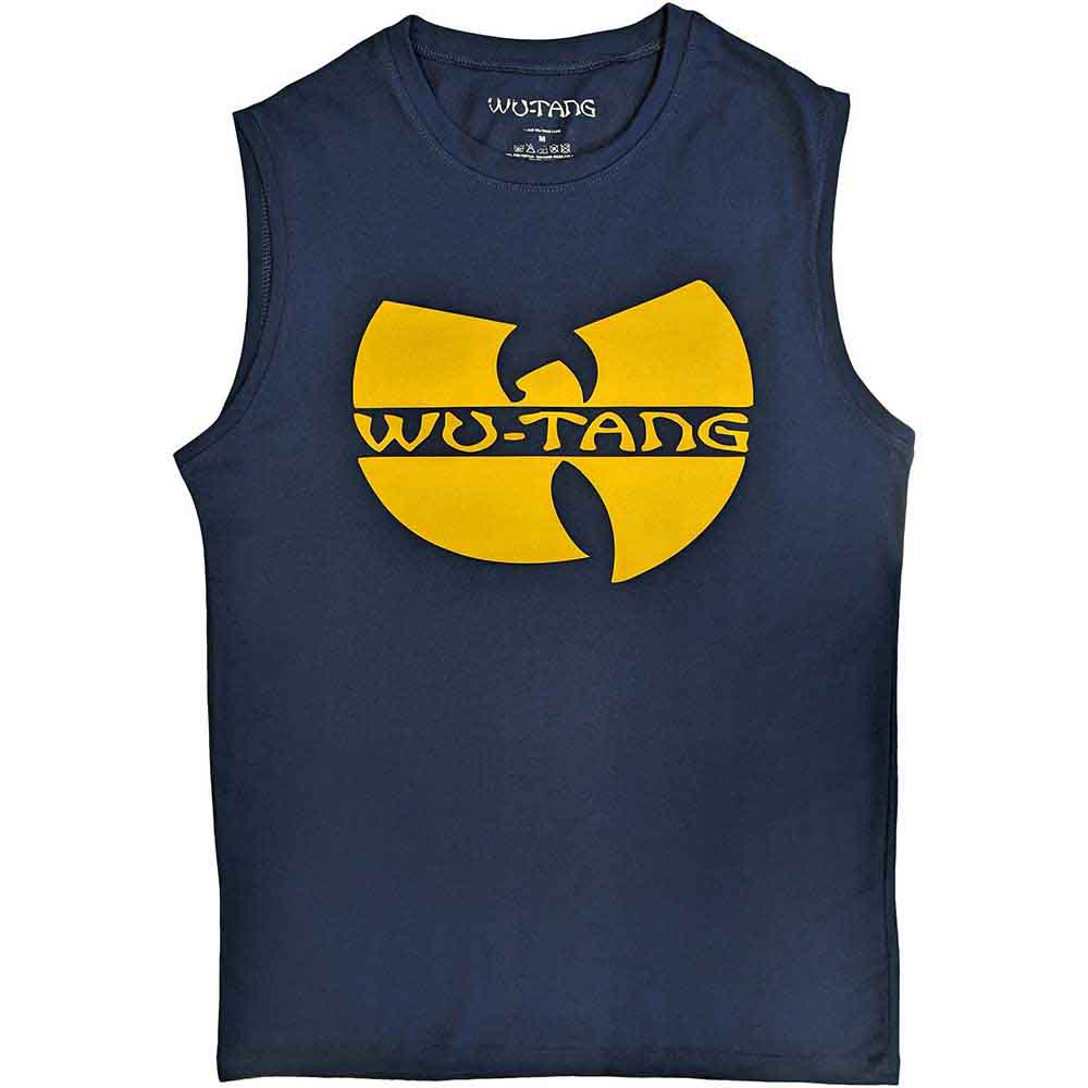 Wu-Tang Clan Unisex Tank T-Shirt: Logo (Navy Blue)