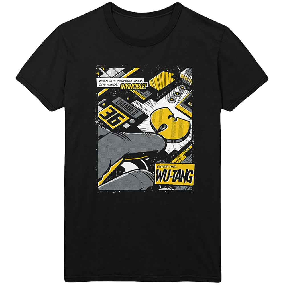 Wu-Tang Clan Unisex T-Shirt: Invincible (Black)