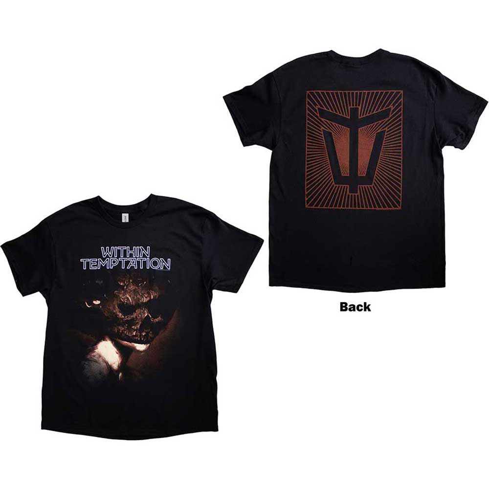 Within Temptation Unisex T-Shirt: Bleed Out Single (Black) (Back Print)