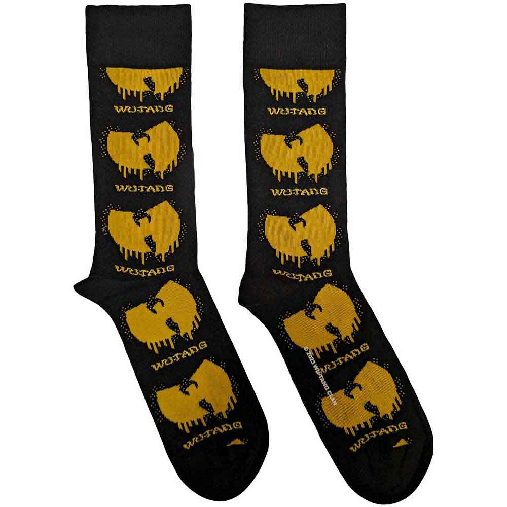 Dripping Logo Unisex Ankle Socks (UK Size 7 - 11) | Wu-Tang Clan