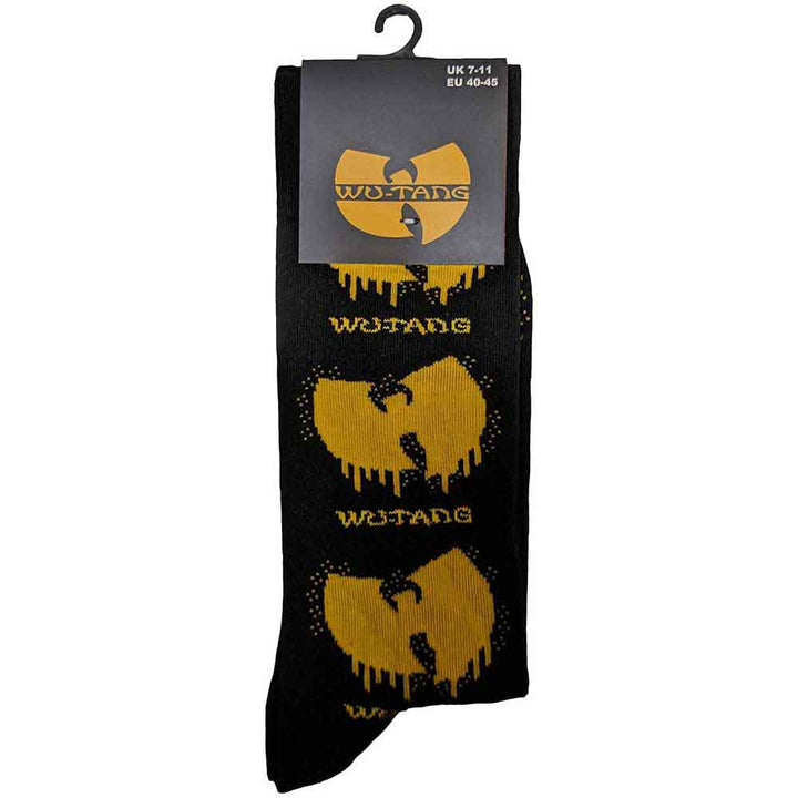 Dripping Logo Unisex Ankle Socks (UK Size 7 - 11) | Wu-Tang Clan