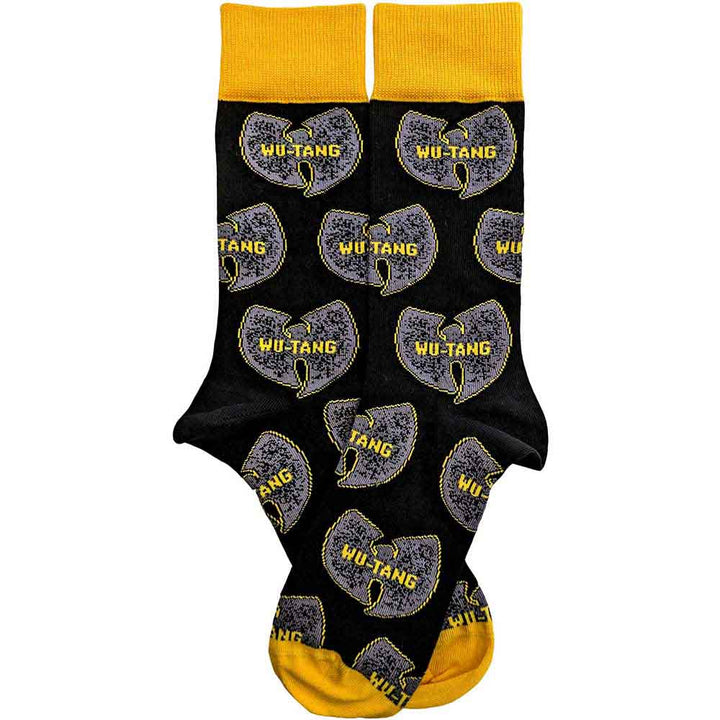 Grey Logos Unisex Ankle Socks (UK Size 7 - 11) | Wu-Tang Clan