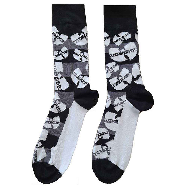 Logos Monochrome Unisex Ankle Socks (UK Size 7 - 11) | Wu-Tang Clan