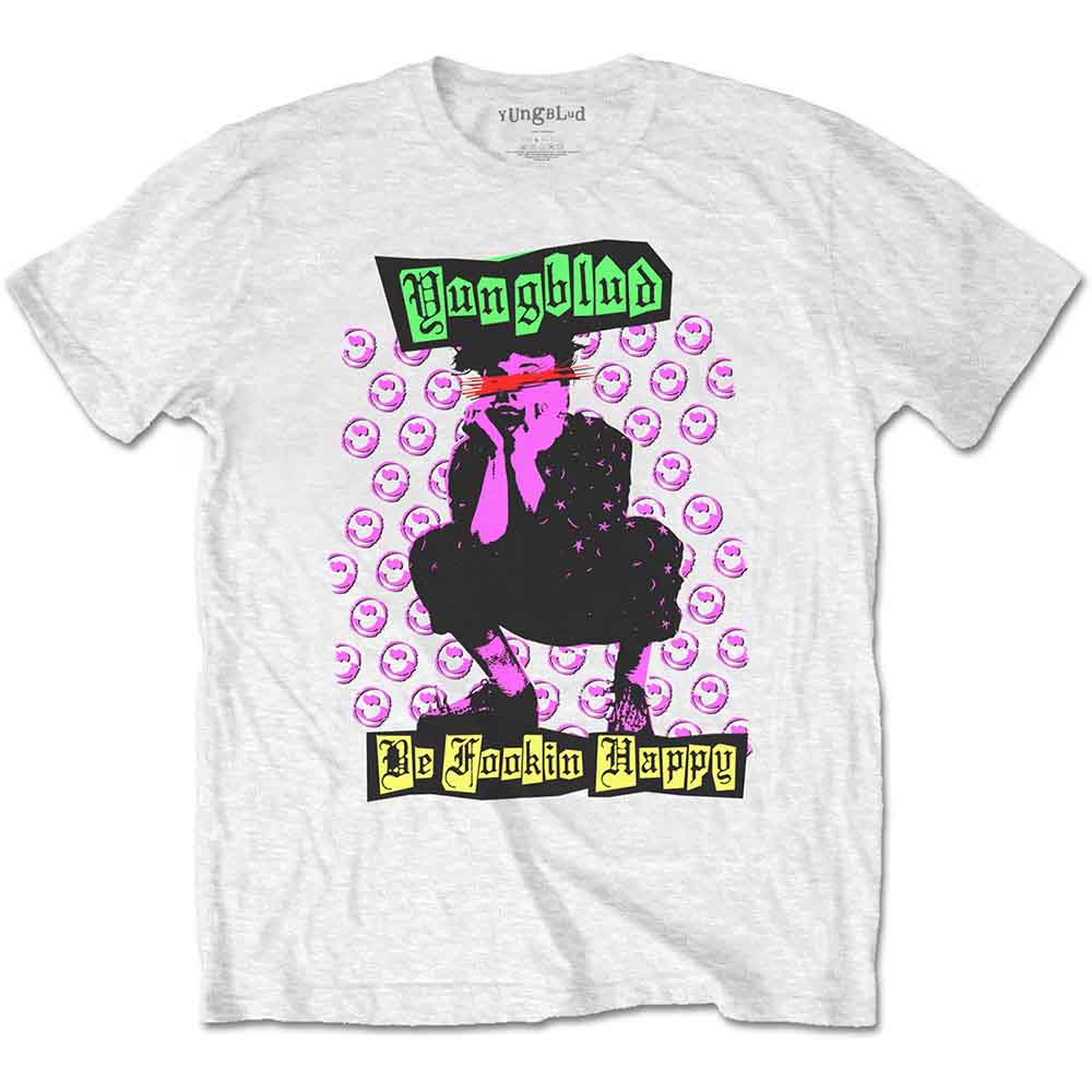 Yungblud Unisex T-Shirt: Punker (White)