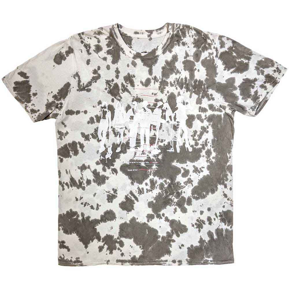 Yungblud Unisex T-Shirt: Weird Tracklist (Grey) (Wash Collection)