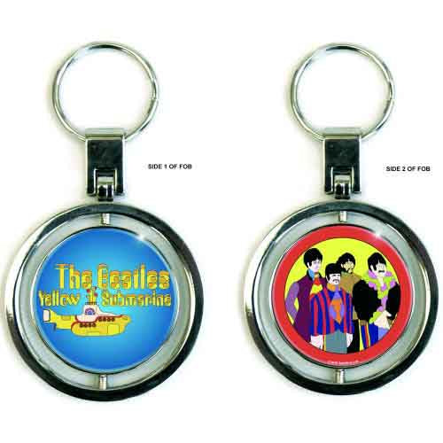 The Beatles Keychain Spinner: Yellow Submarine Band & Sub