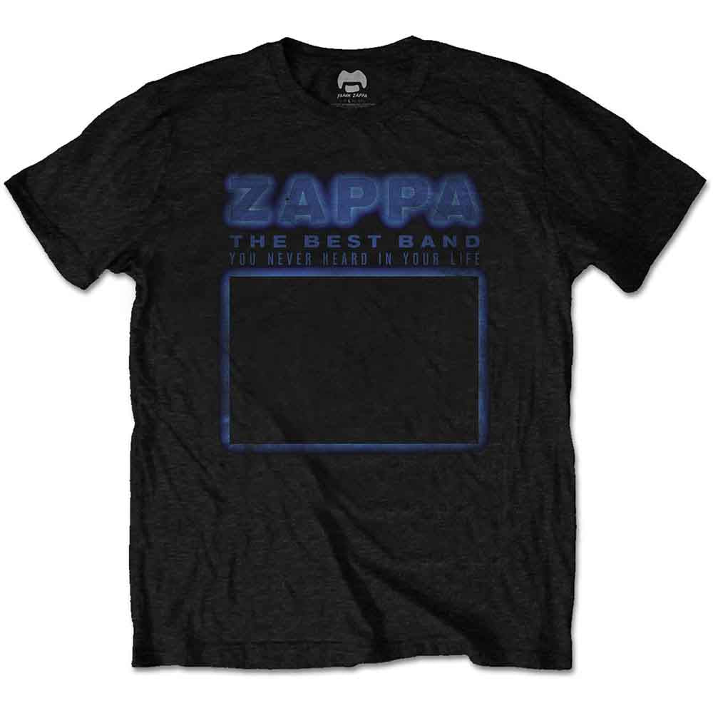 Frank Zappa Unisex T-Shirt: Never Heard (Black)