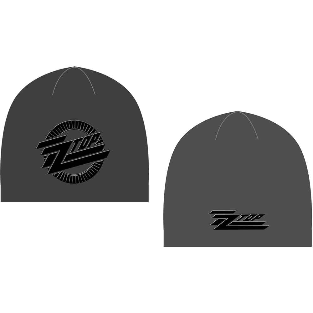 ZZ Top Unisex Beanie Hat: Circle Logo (Grey)